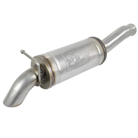 Afe Stainless Steel, With Muffler, 3 Inch Pipe Diameter, Single Exhaust With Single Exit 49-48074